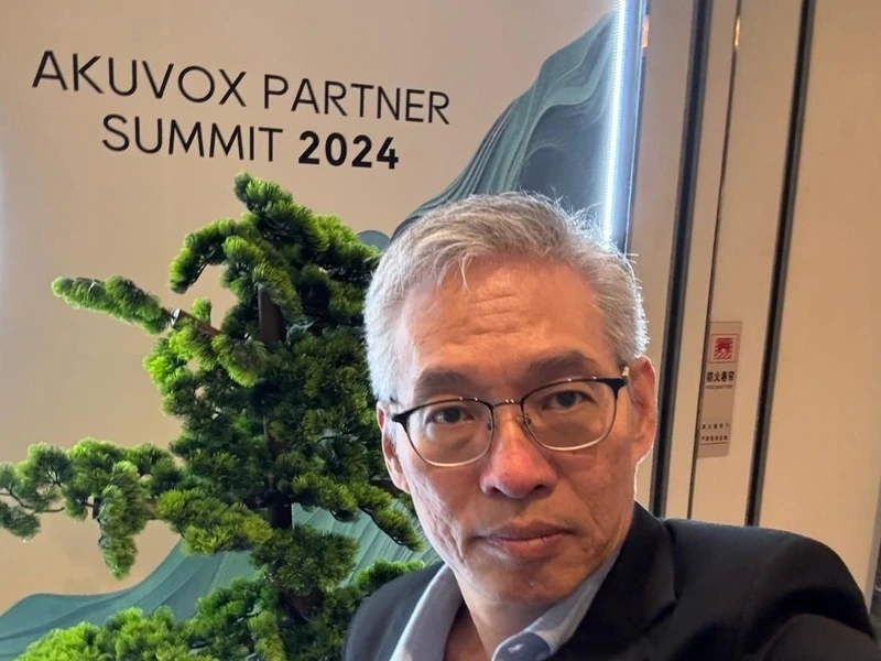 Ler Wee Meng at Akuvox Partner Summit 2024 - Founder of Securevision Singapore