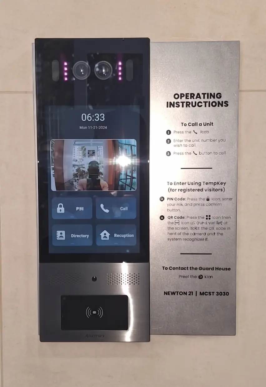 Newton 21 Secure Intercom Installation