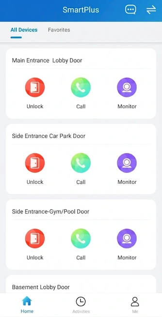 Akuvox SmartPlus App Interface