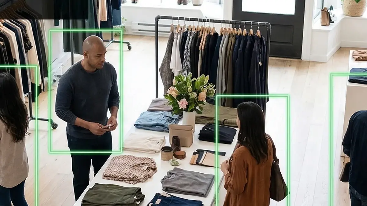 Retail CCTV analytics and video surveillance Singapore shop
